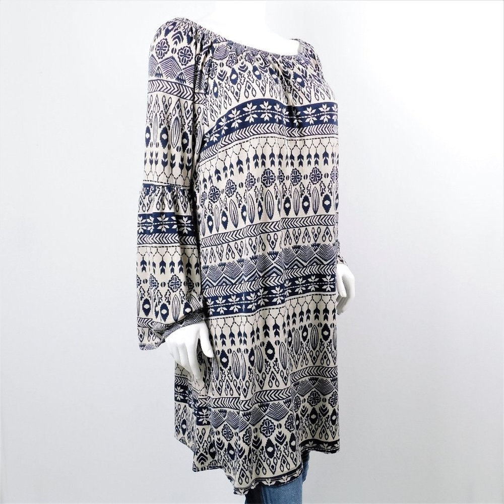 R. Rouge Bell Sleeve Tunic Top (71724)